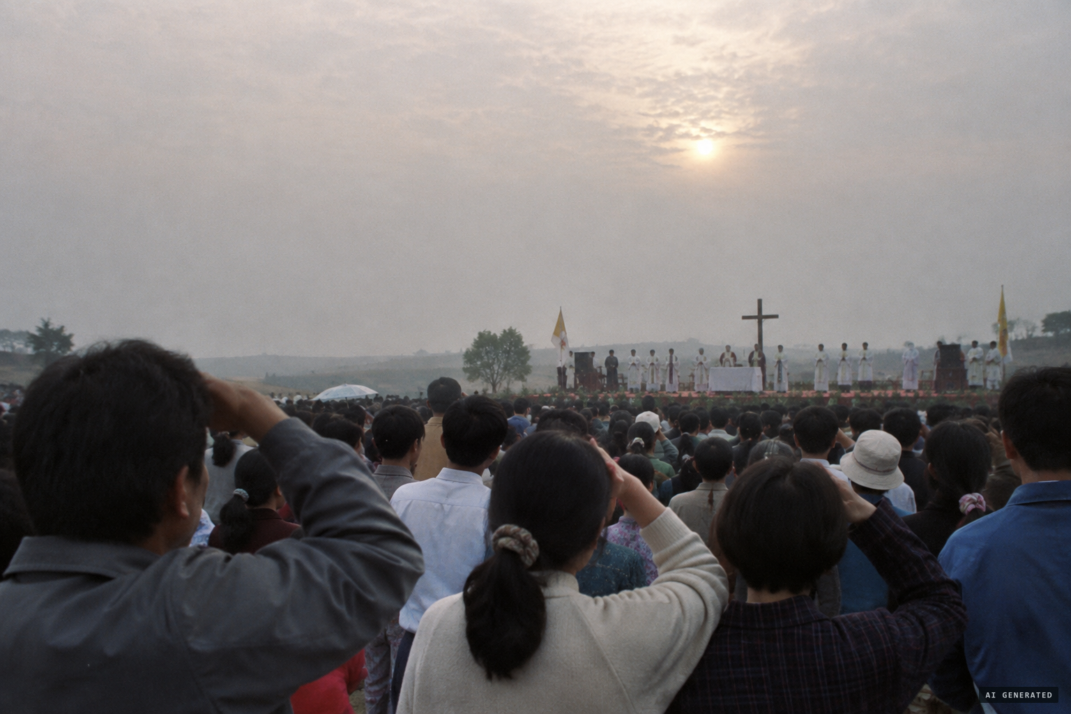 Haze, dazzle and a crowd's expectation offered as explanations