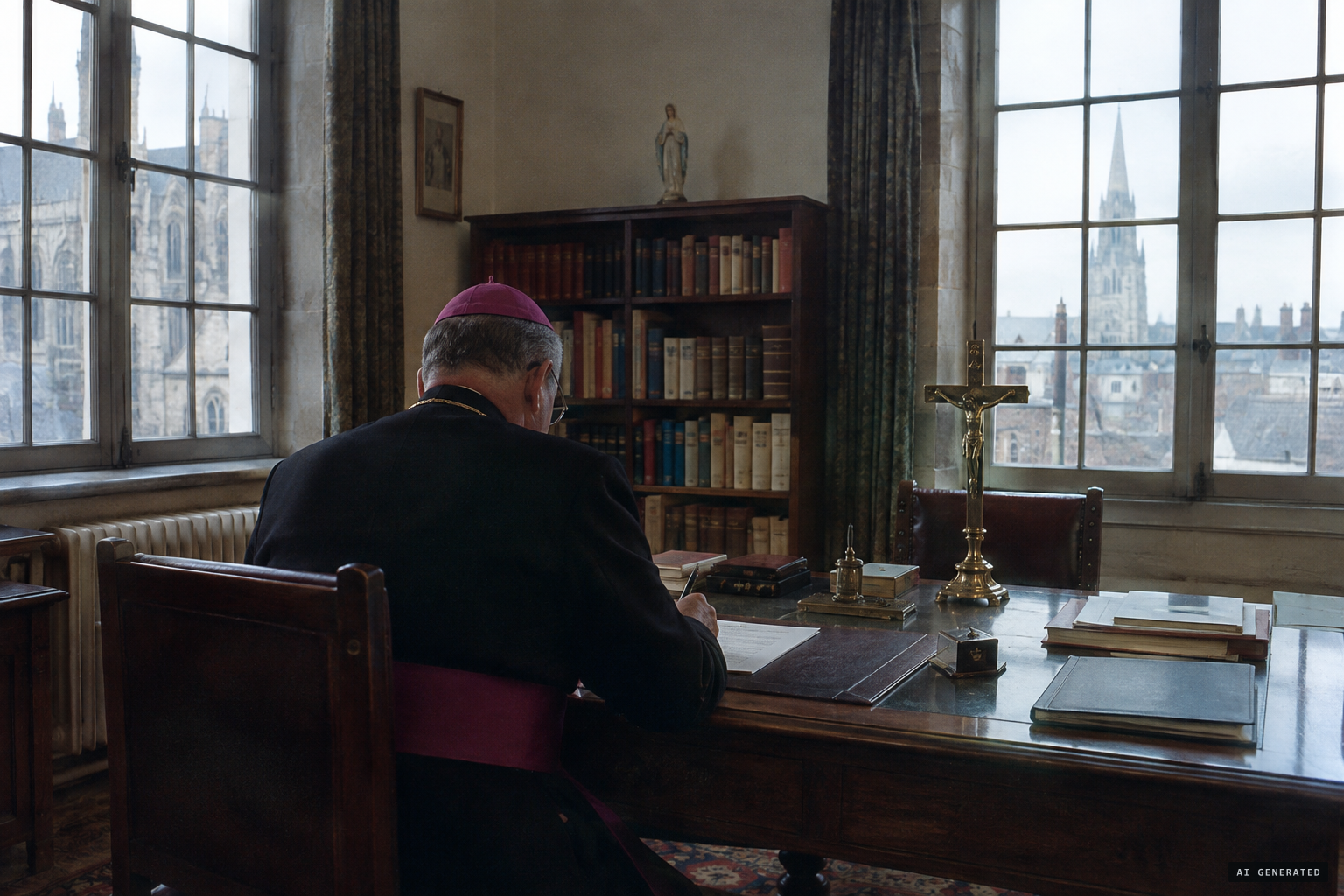 The Bishop of Bayeux-Lisieux bans the pilgrimages