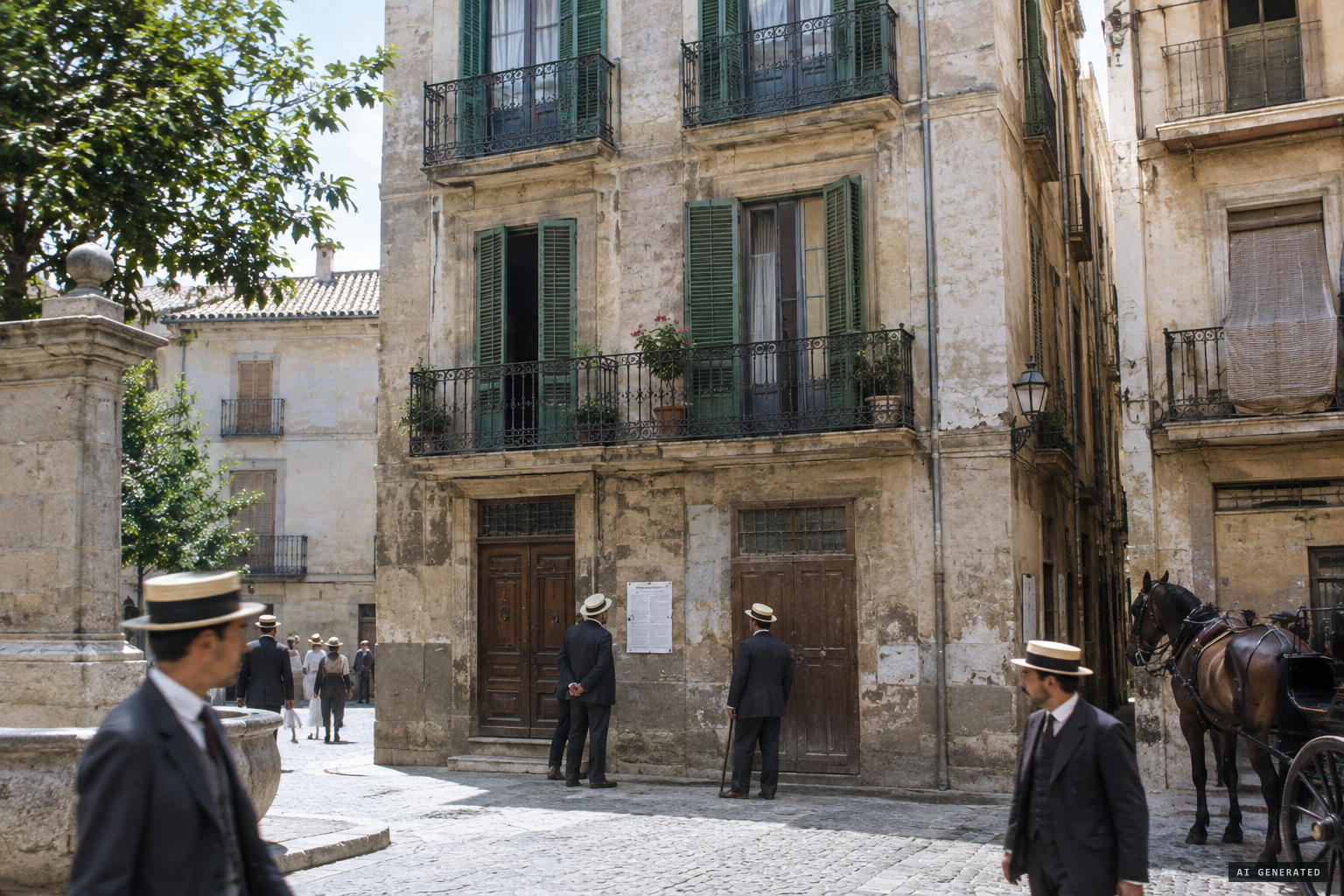 The inherited house at Plaza del Esparto no. 7 goes up for auction