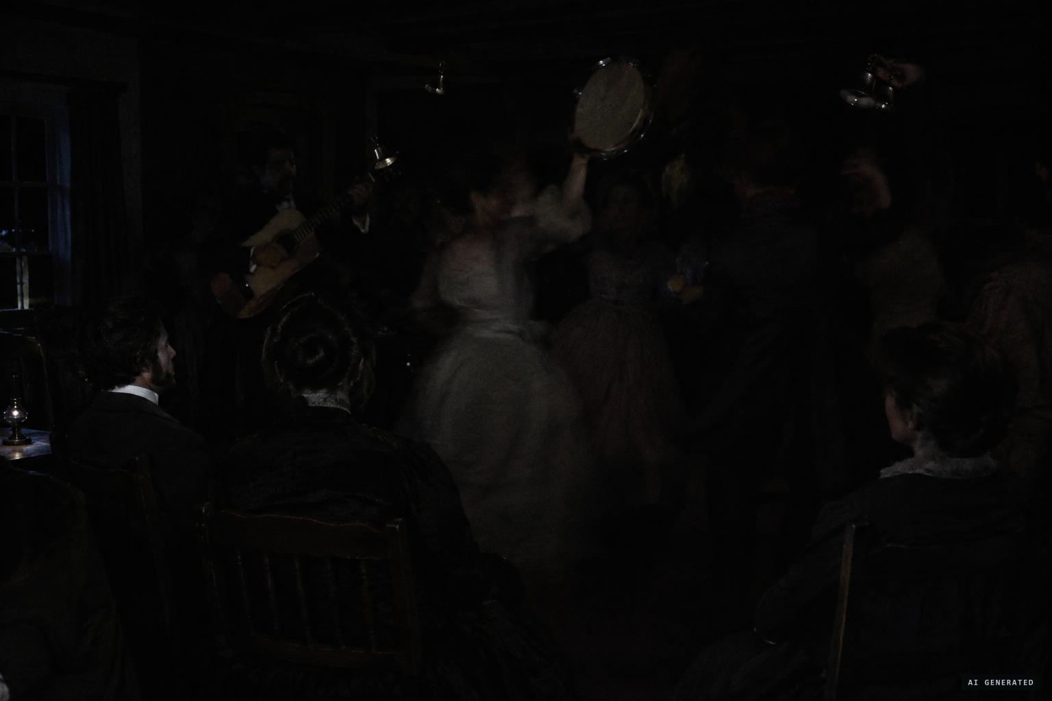Horatio Eddy's dark circle: war dances, thudding feet, instruments playing themselves