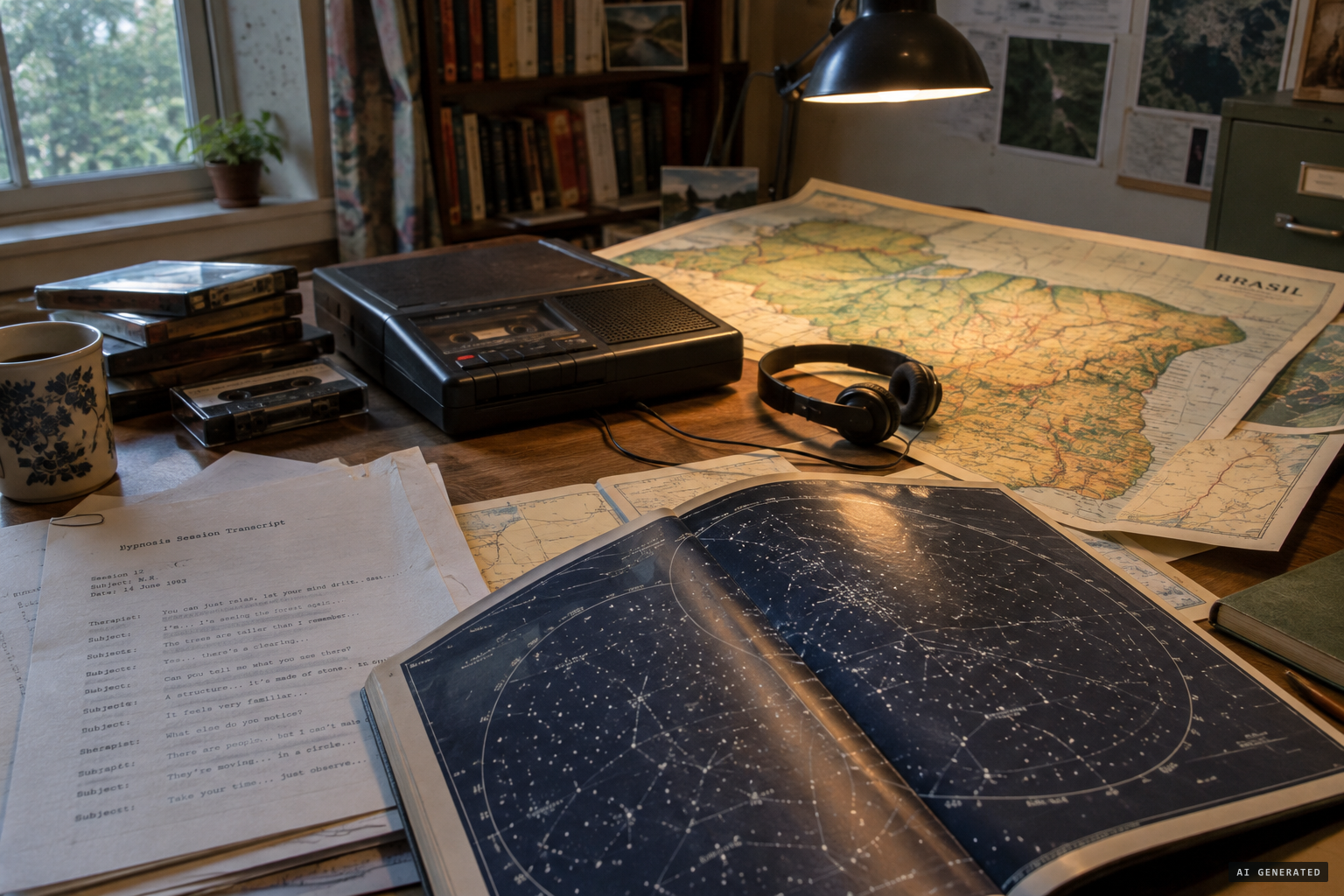 All of it came through regression, and the story grew in later retellings