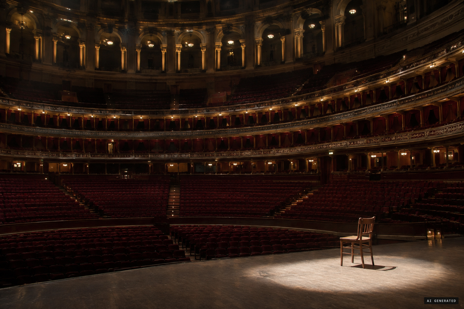 The empty chair, one of the most retold moments in spiritualism