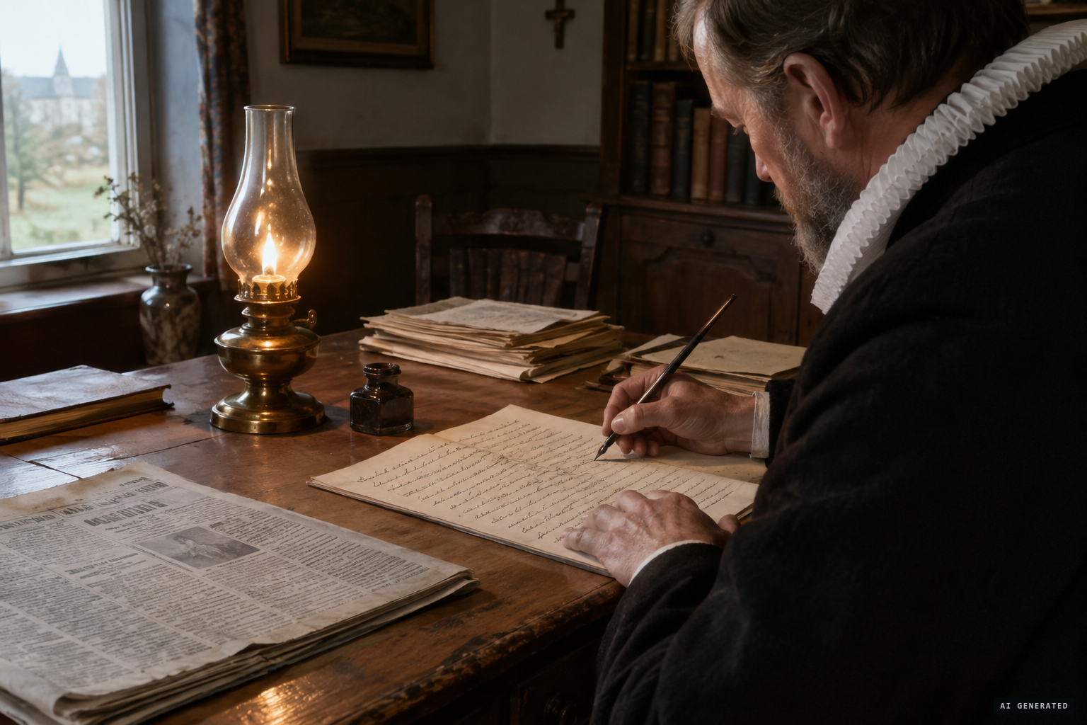 Kure writes his account, printed in Nationaltidende in February 1920