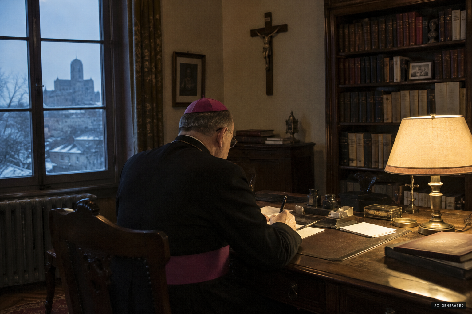 Bishop Théas writes privately that the apparitions are not true
