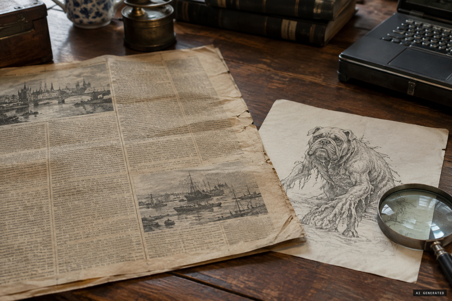 The Euroa bunyip, retold from 1890 newspapers still awaiting an archive check