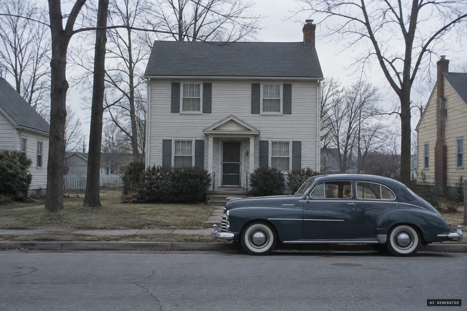 The family home in Cottage City, Maryland