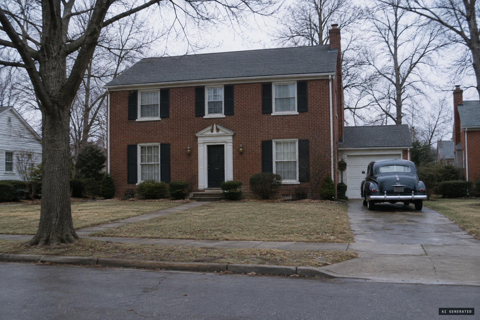 The relatives' house on Roanoke Drive in Bel-Nor