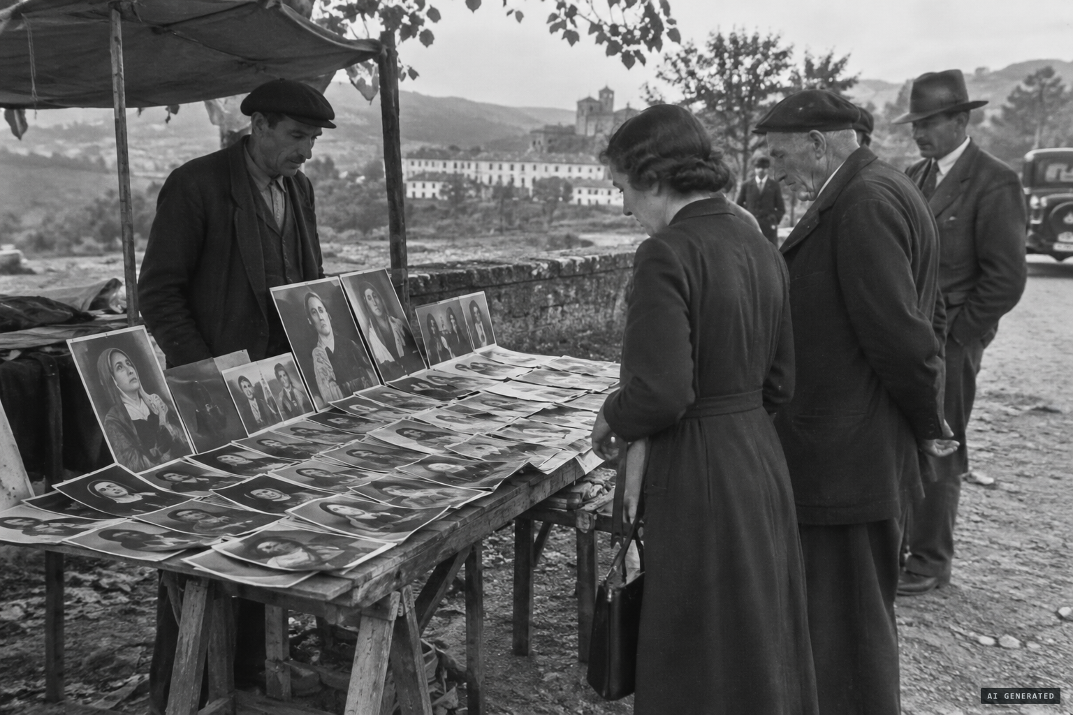 Photographs of entranced seers, once sold to pilgrims