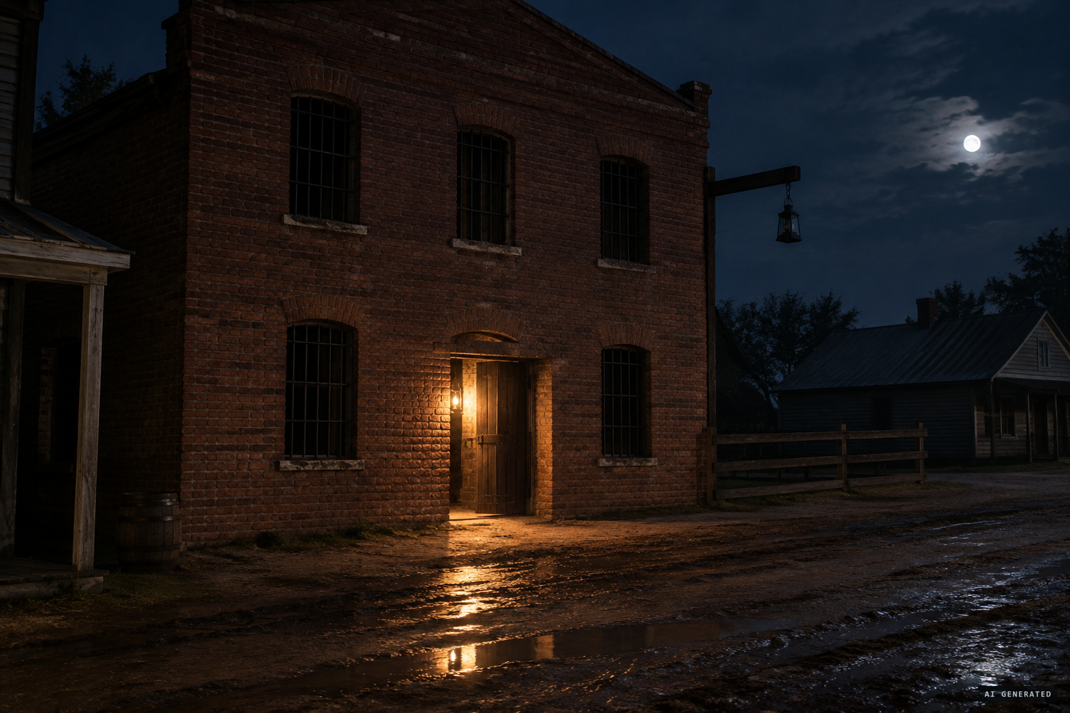 The Carrollton jail where a mob shot five people in their cells in 1893
