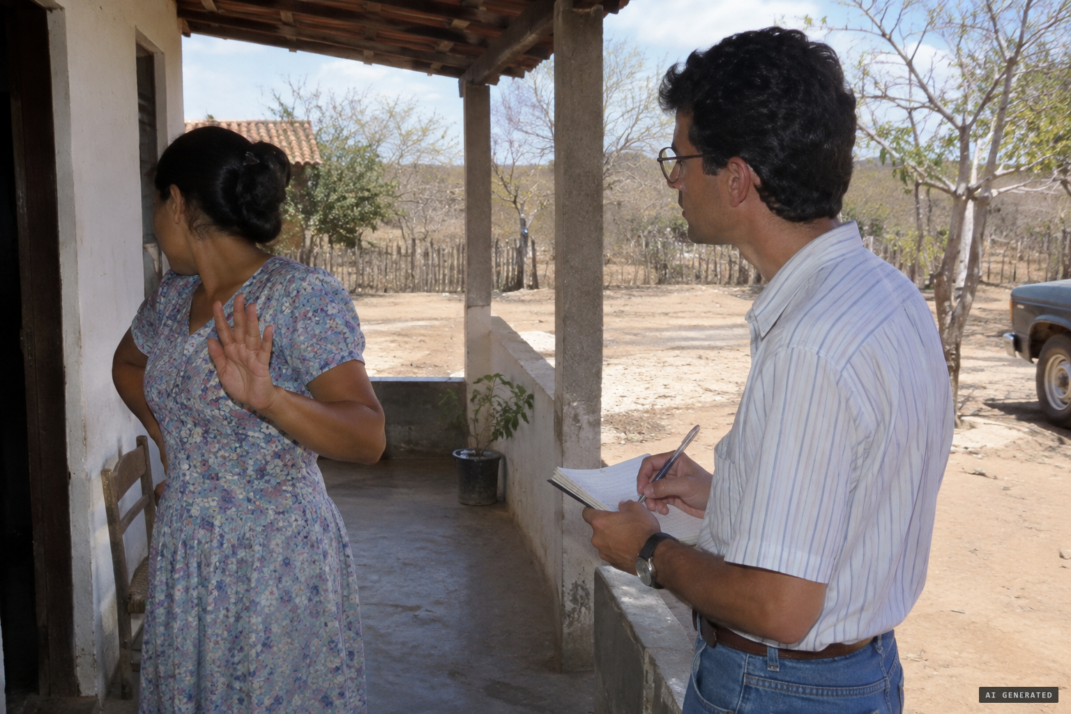 The farmer's wife tells an investigator her husband is 'a drunk and a liar'