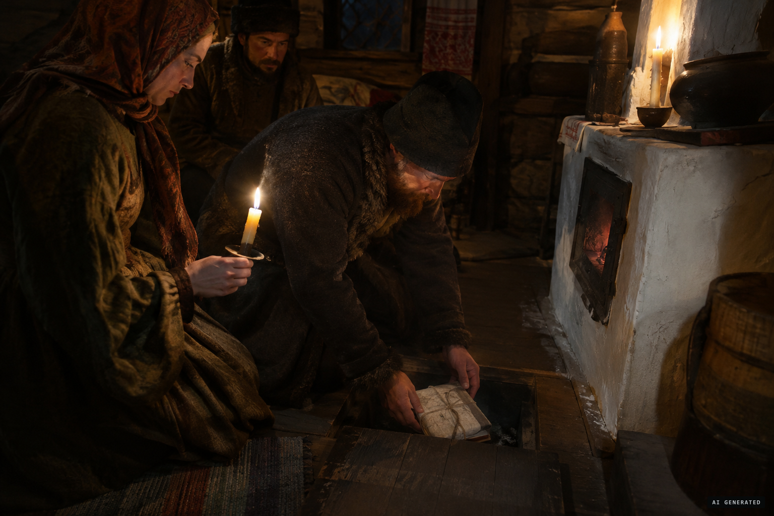 Tradition: the icon was buried by secret Orthodox believers