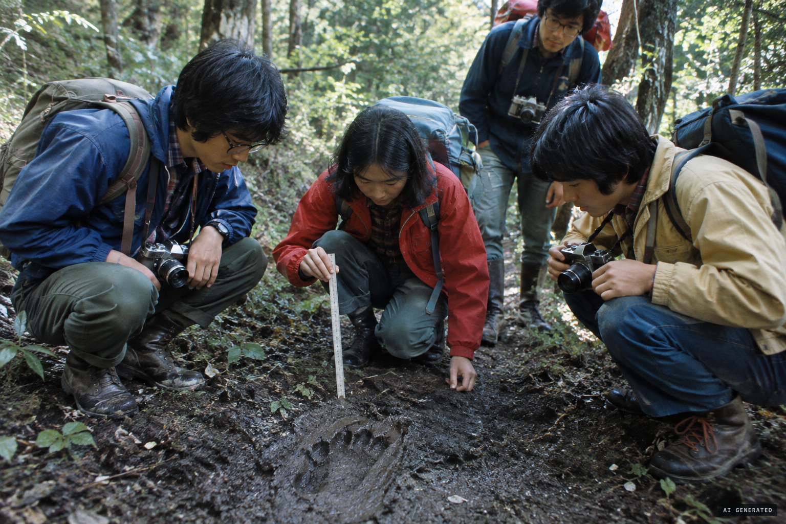 University clubs search the mountain, finding only footprints