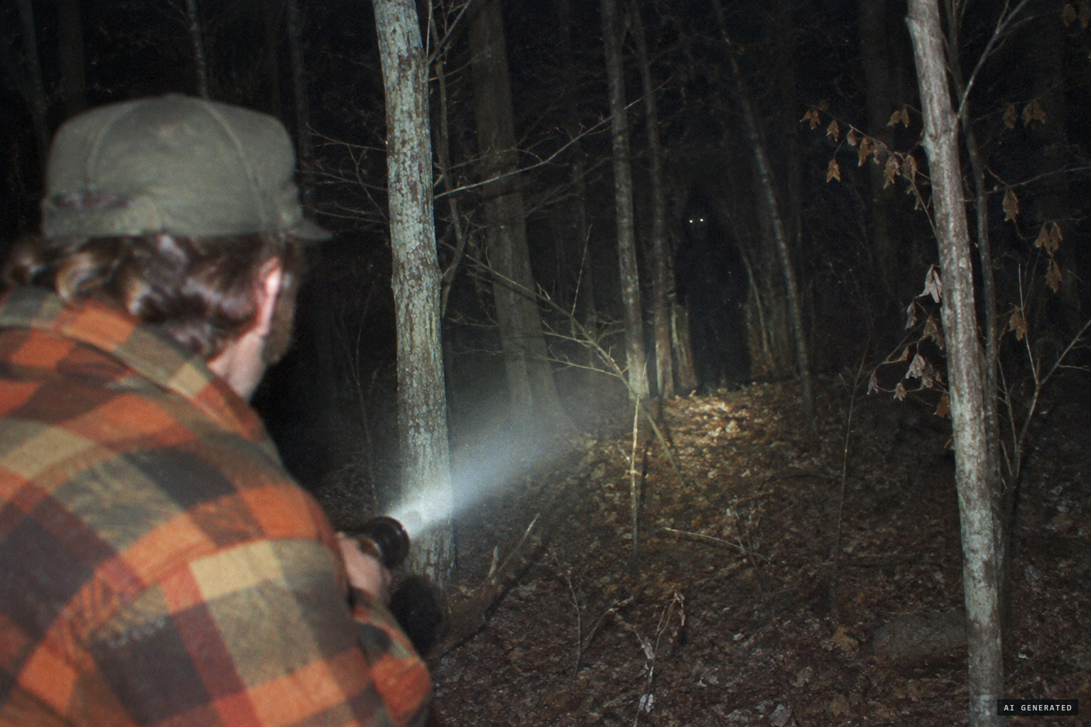 Fall 1973: Ray Steelman's flashlight catches 'those eyes'