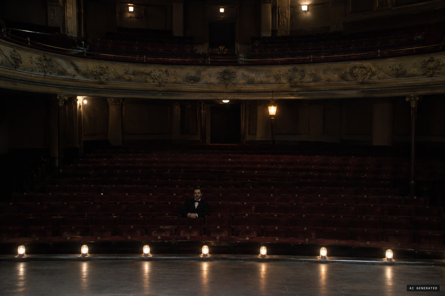Musgrove sees Federici in the empty dress circle
