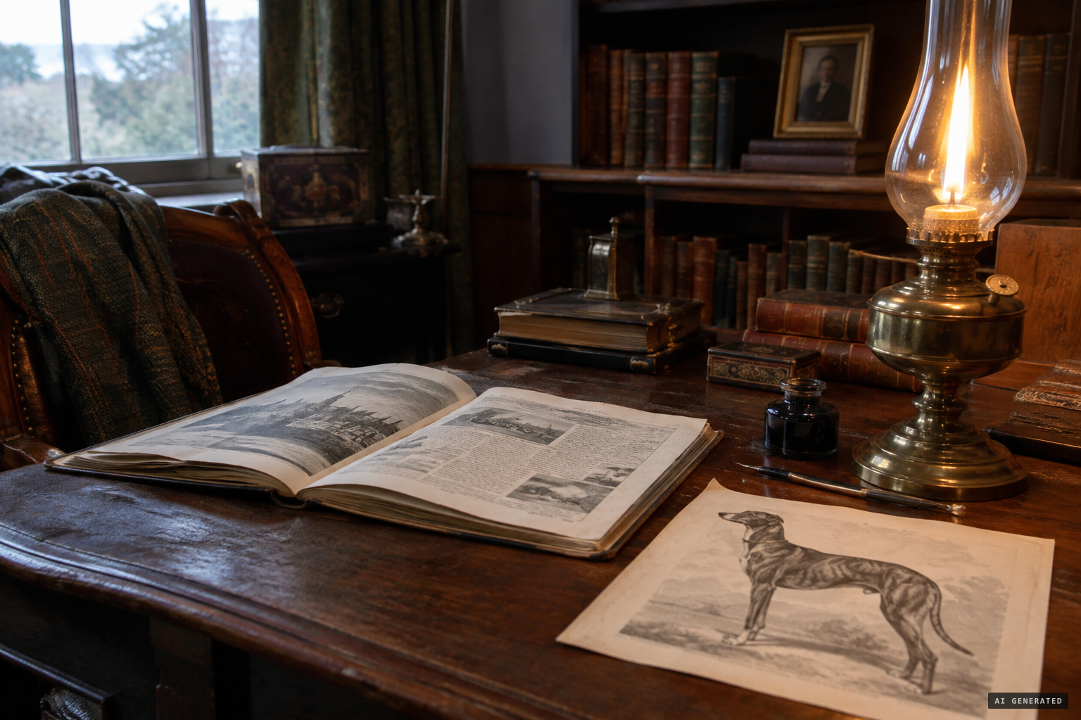 The 1864 account weighs what the dog might have been