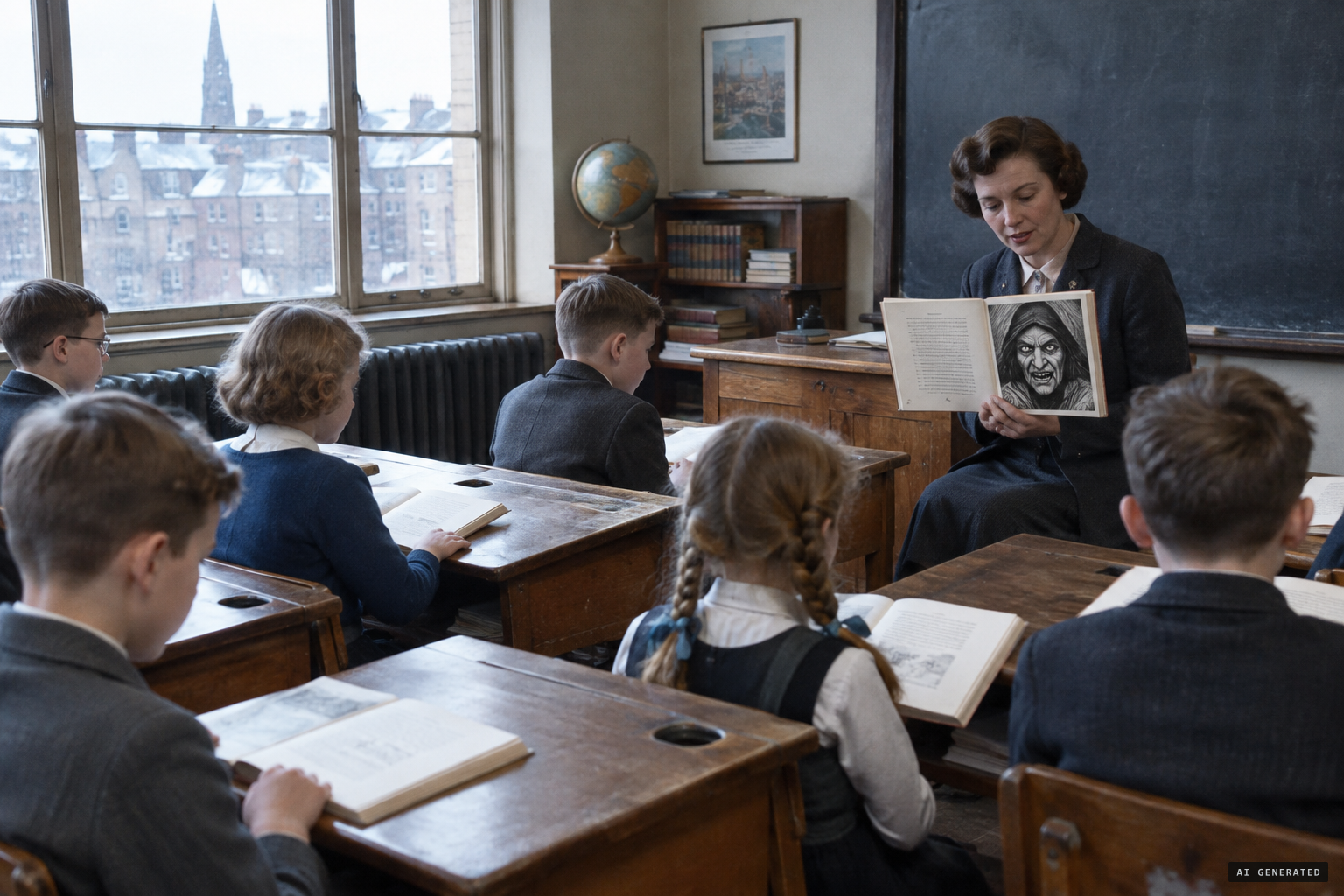 Jenny wi' the Airn Teeth, a poem taught in Scottish schools