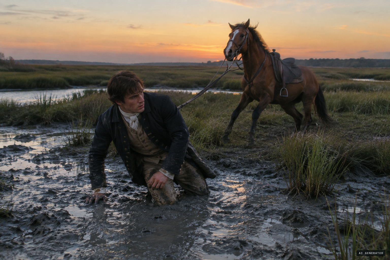 The legend's origin: a young man lost in the pluff mud in 1822