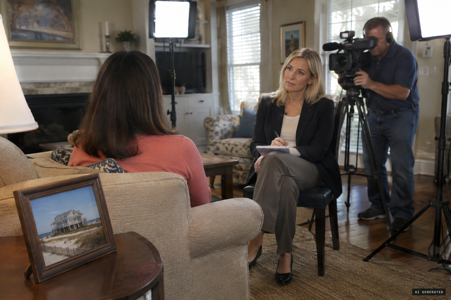 Melanie Moore Tanner tells Weather Channel producers her parents' story