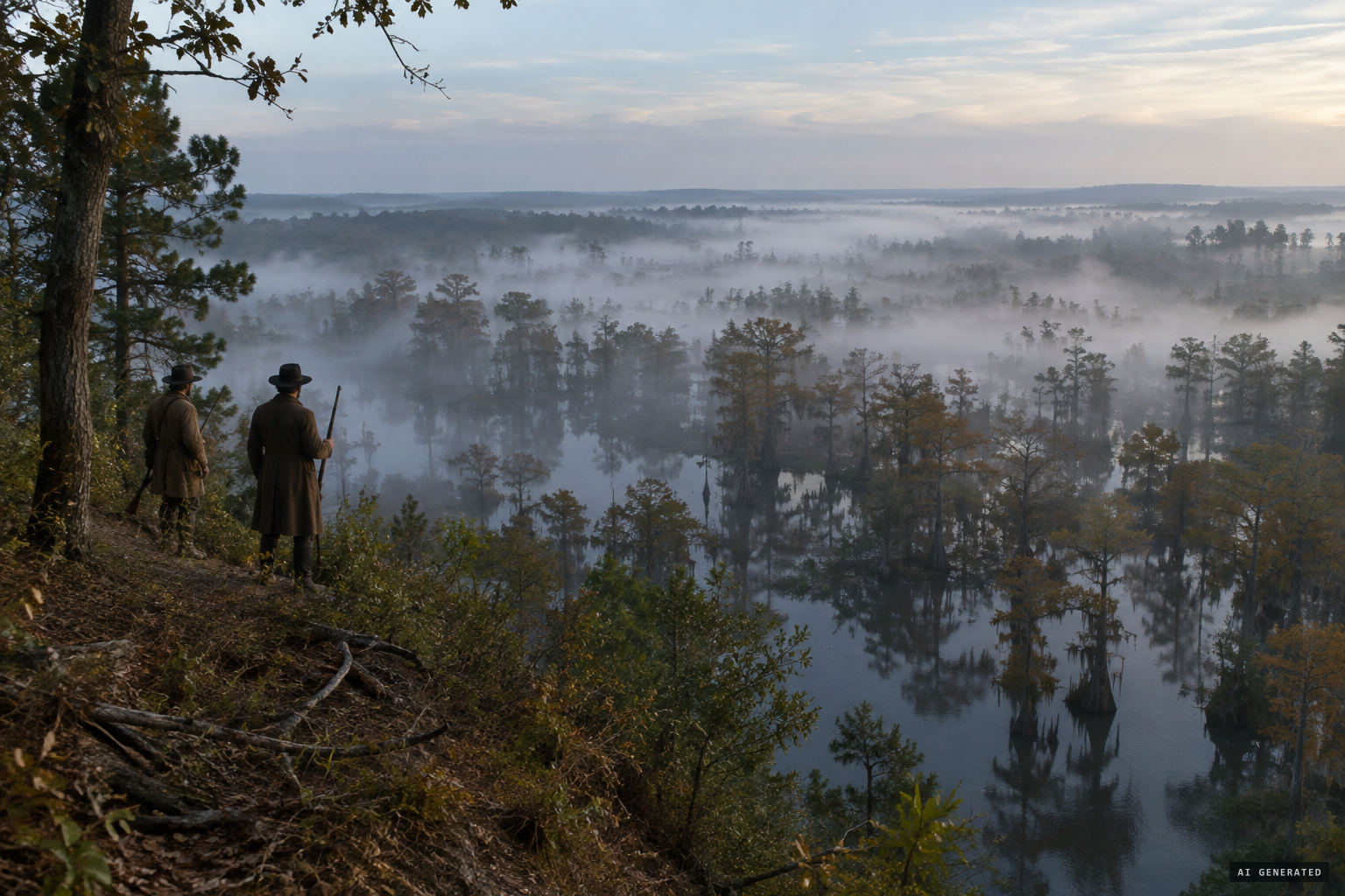 Crowley's Ridge and the delta swamps of Greene County, 1851