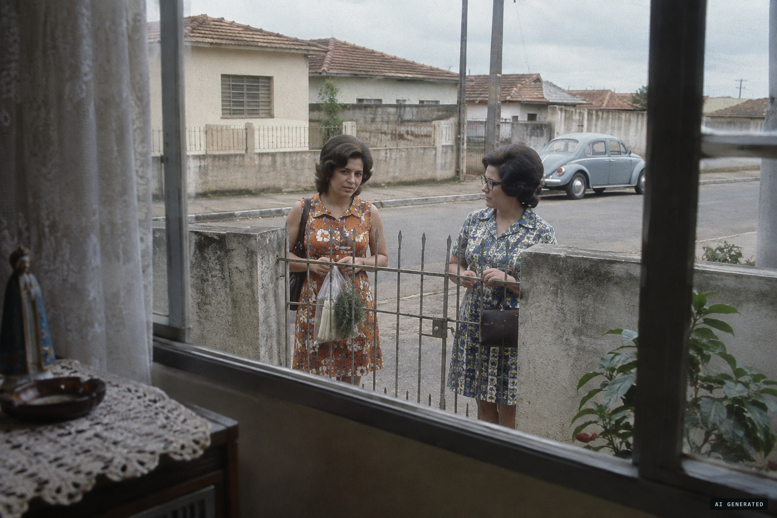 The mysterious pair of women try to enter the house in Artur Alvim