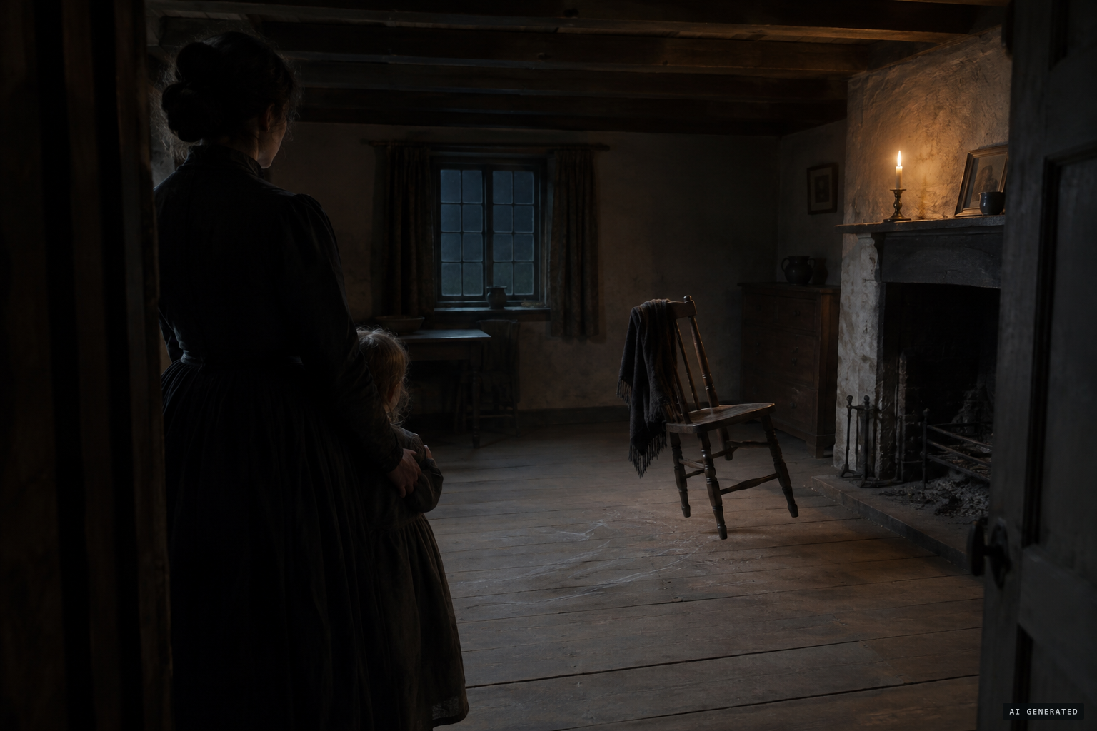 Blood appears on the floor and furniture moves