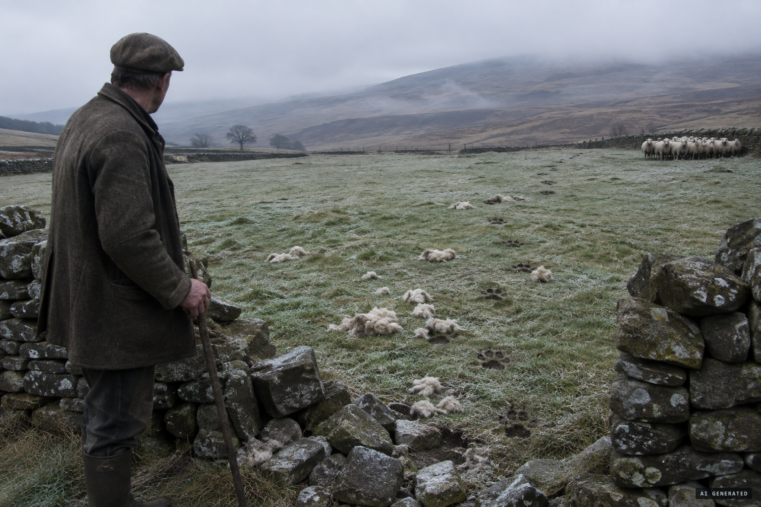 Sheep found killed and disembowelled in Hexhamshire