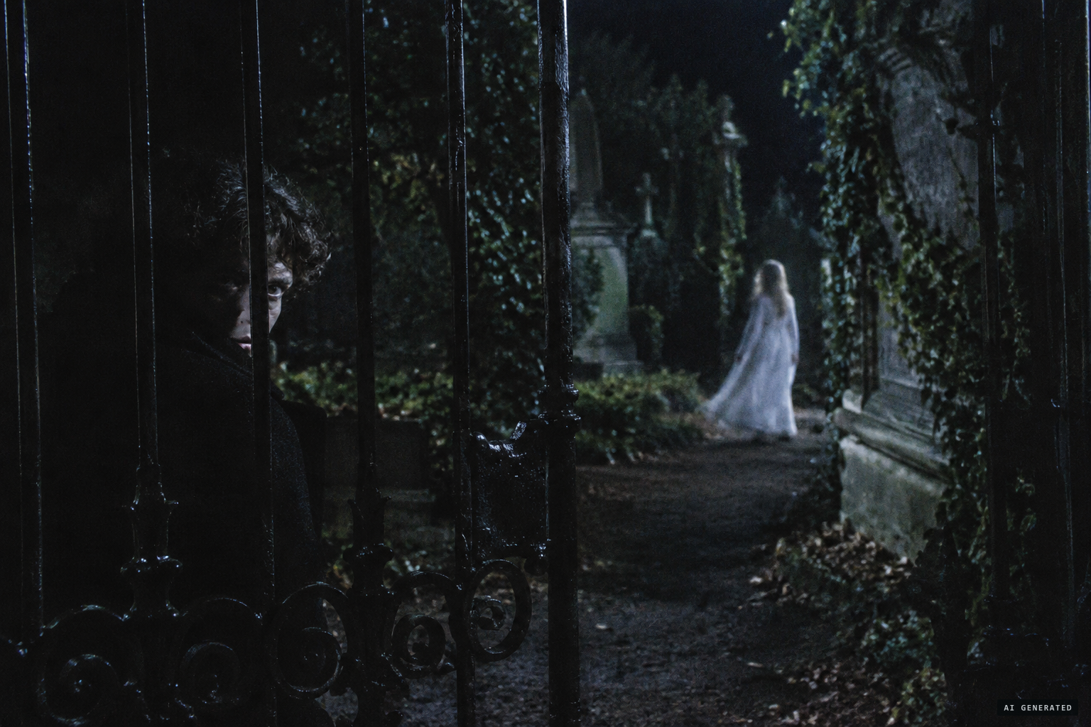 Readers' reports: a face through the bars and a pale gliding form