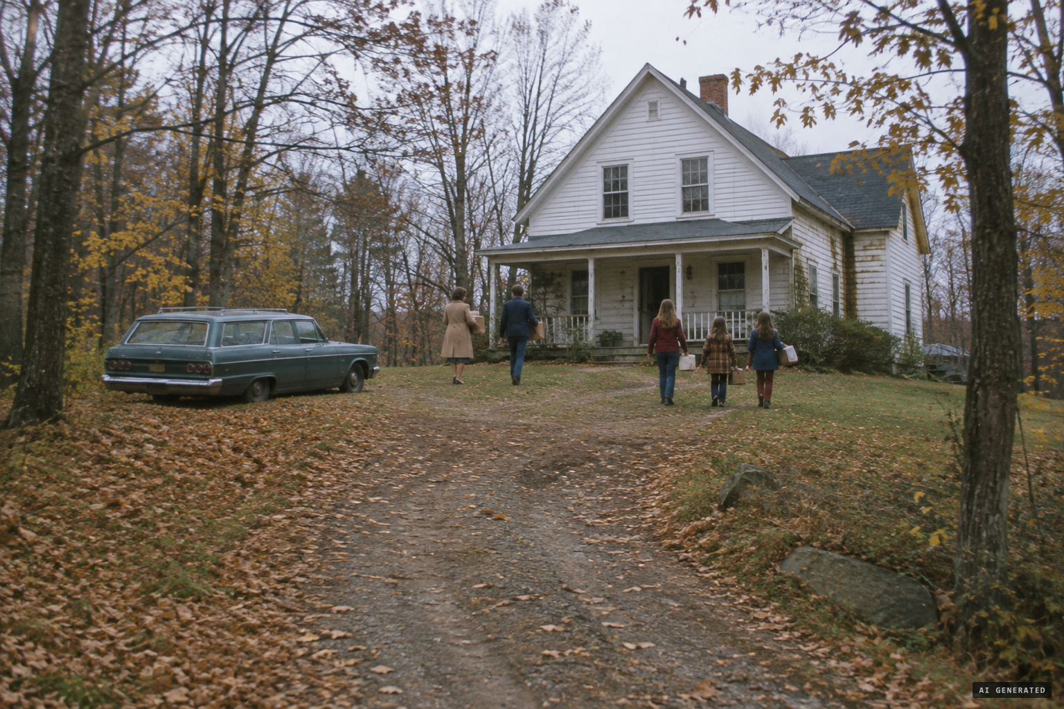 The 1853 farmhouse on McMahon Road where the Dandy family moved in
