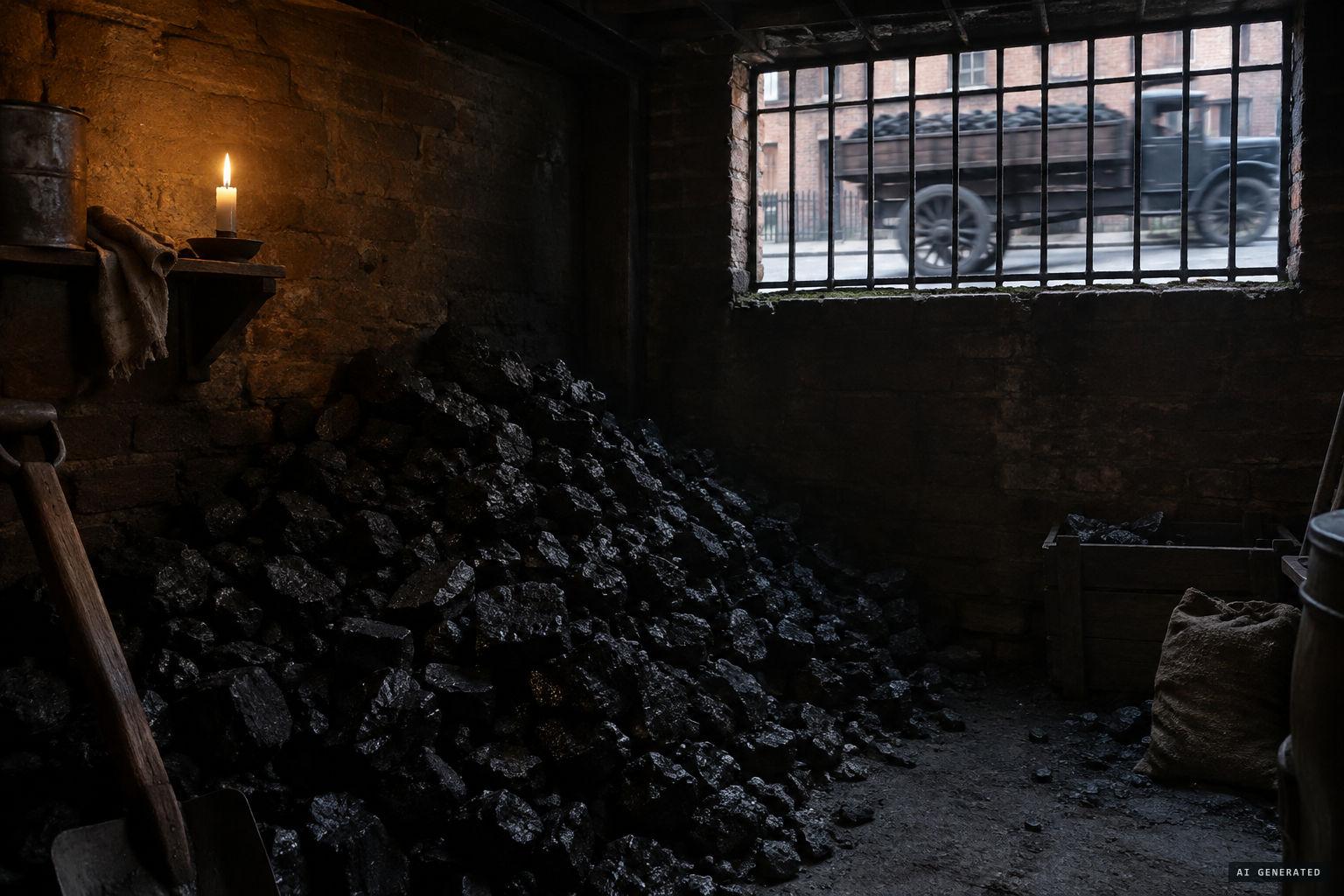 Theories pile up: dynamite in the coal, vibration from trains and lorries.
