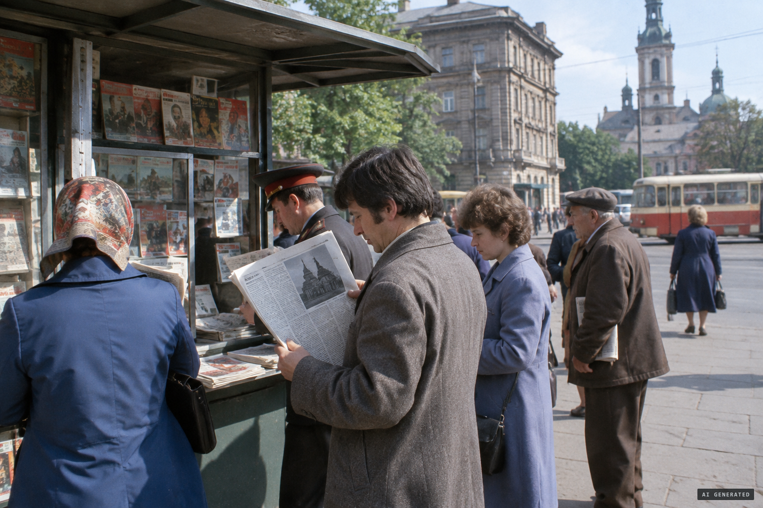The Soviet press reports on Hrushiv, drawing even more pilgrims.