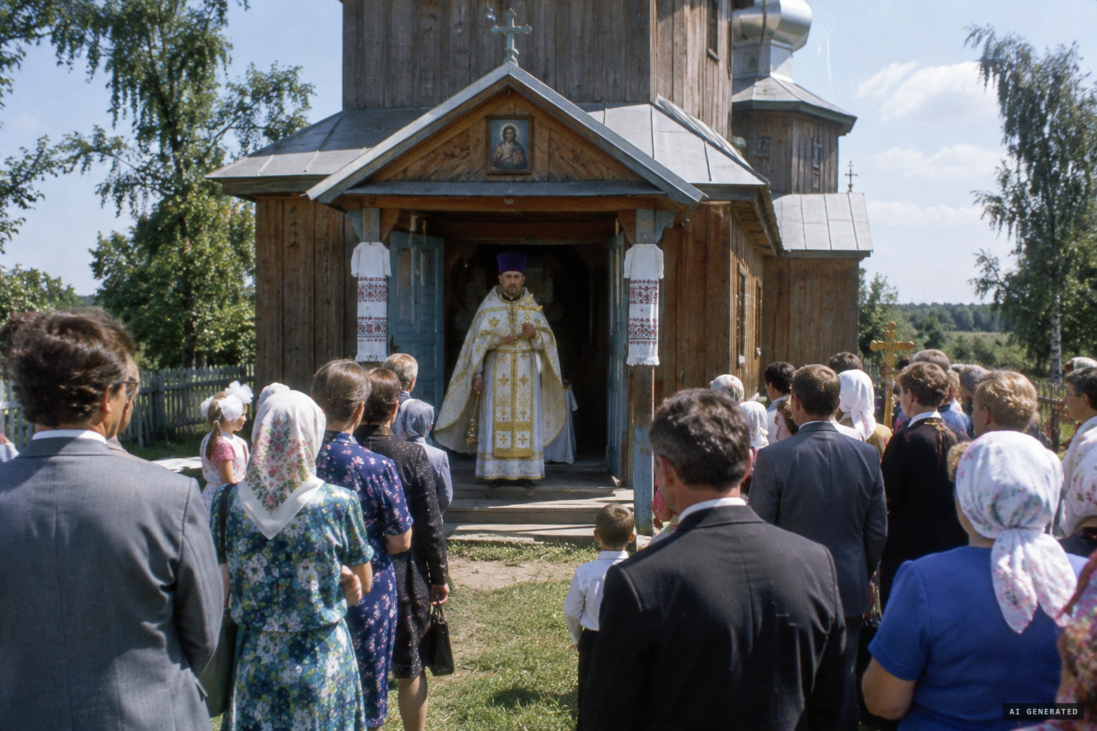 Liturgy returns to the Holy Trinity church on 7 July 1988.