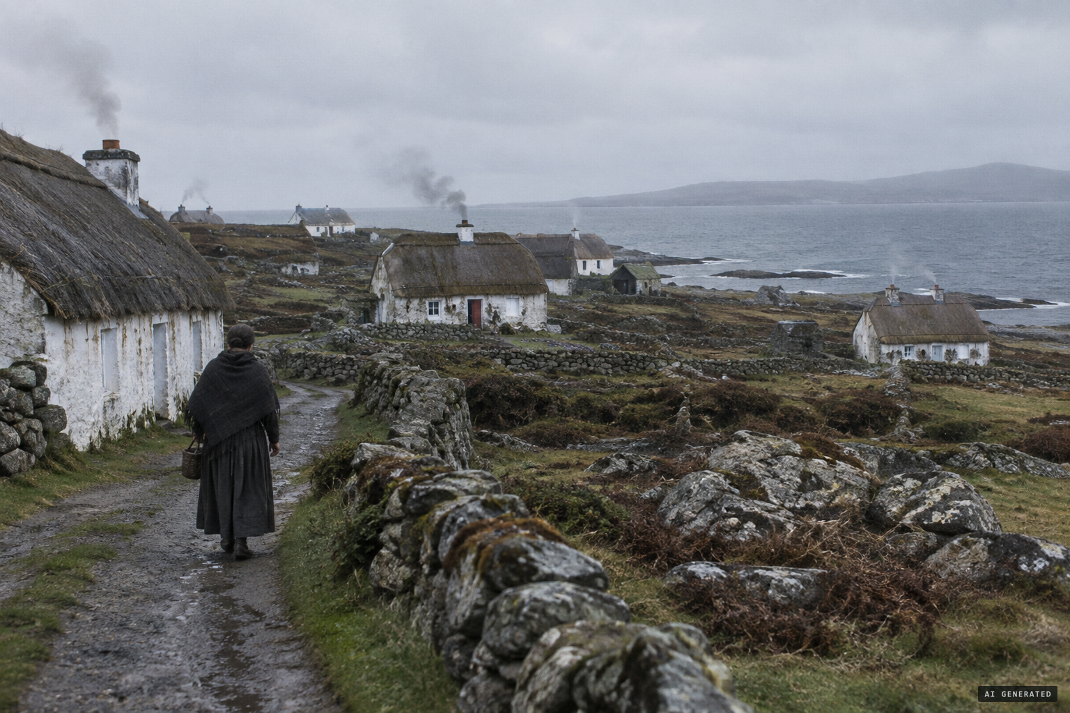 Inverin in the Connemara Gaeltacht, spring 1916