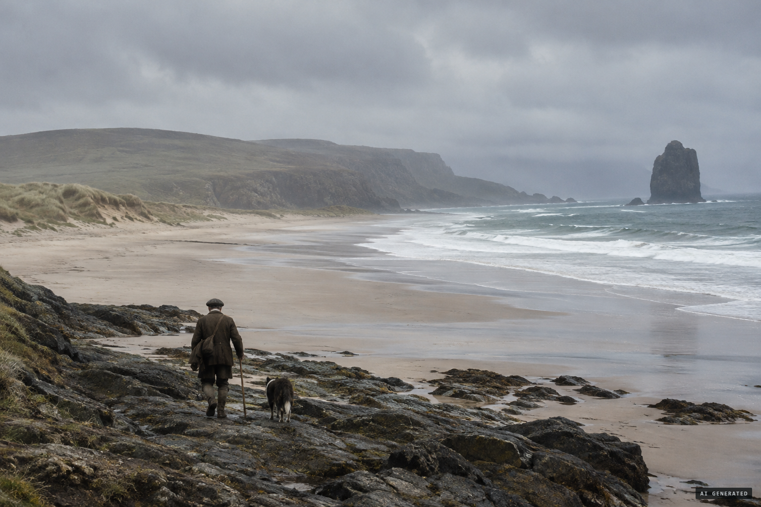 Sandwood Bay, the different case of Alexander Gunn