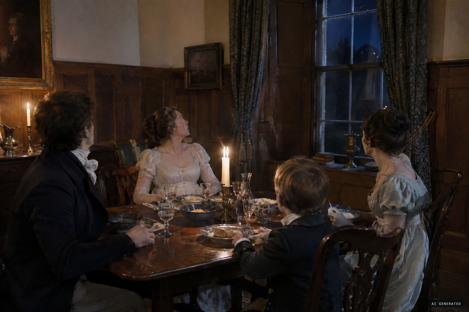 Saturday night supper, and Mrs Swifte cries out