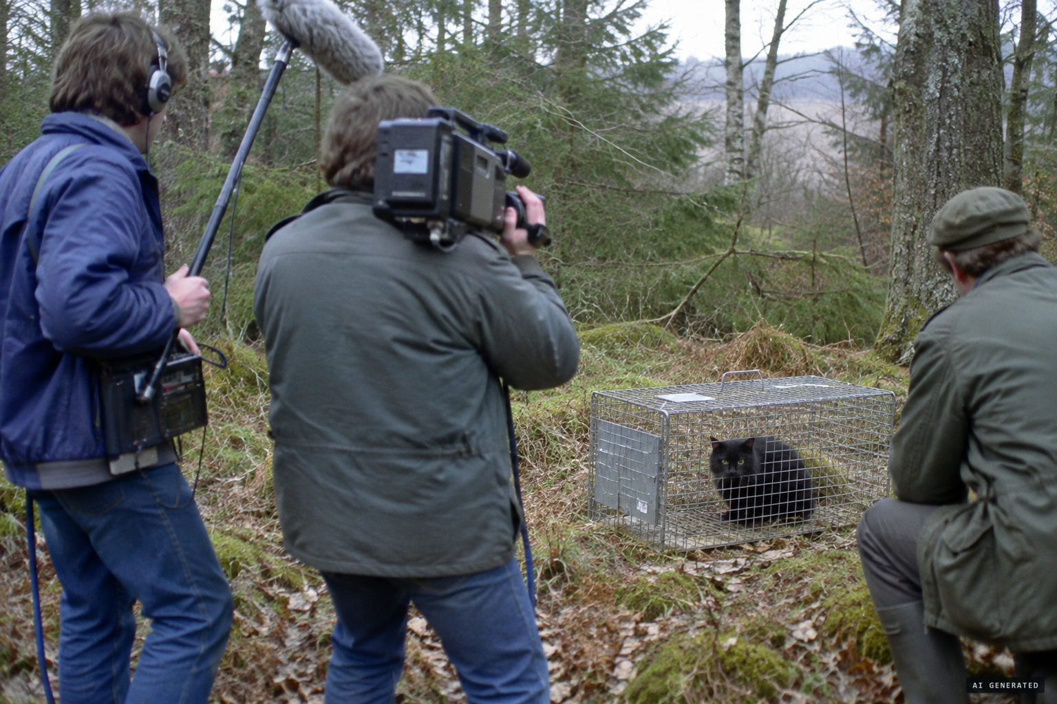 Tomorrow's World traps the first live specimen, a female.