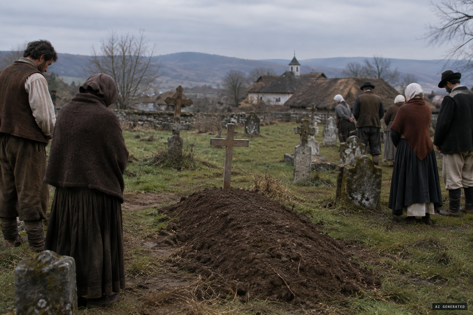 The grave of Peter Plogojowitz, dead about ten weeks