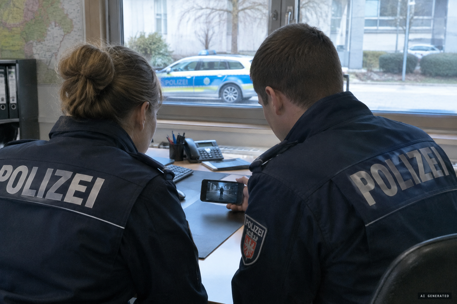 Police review the clip and treat it as genuine