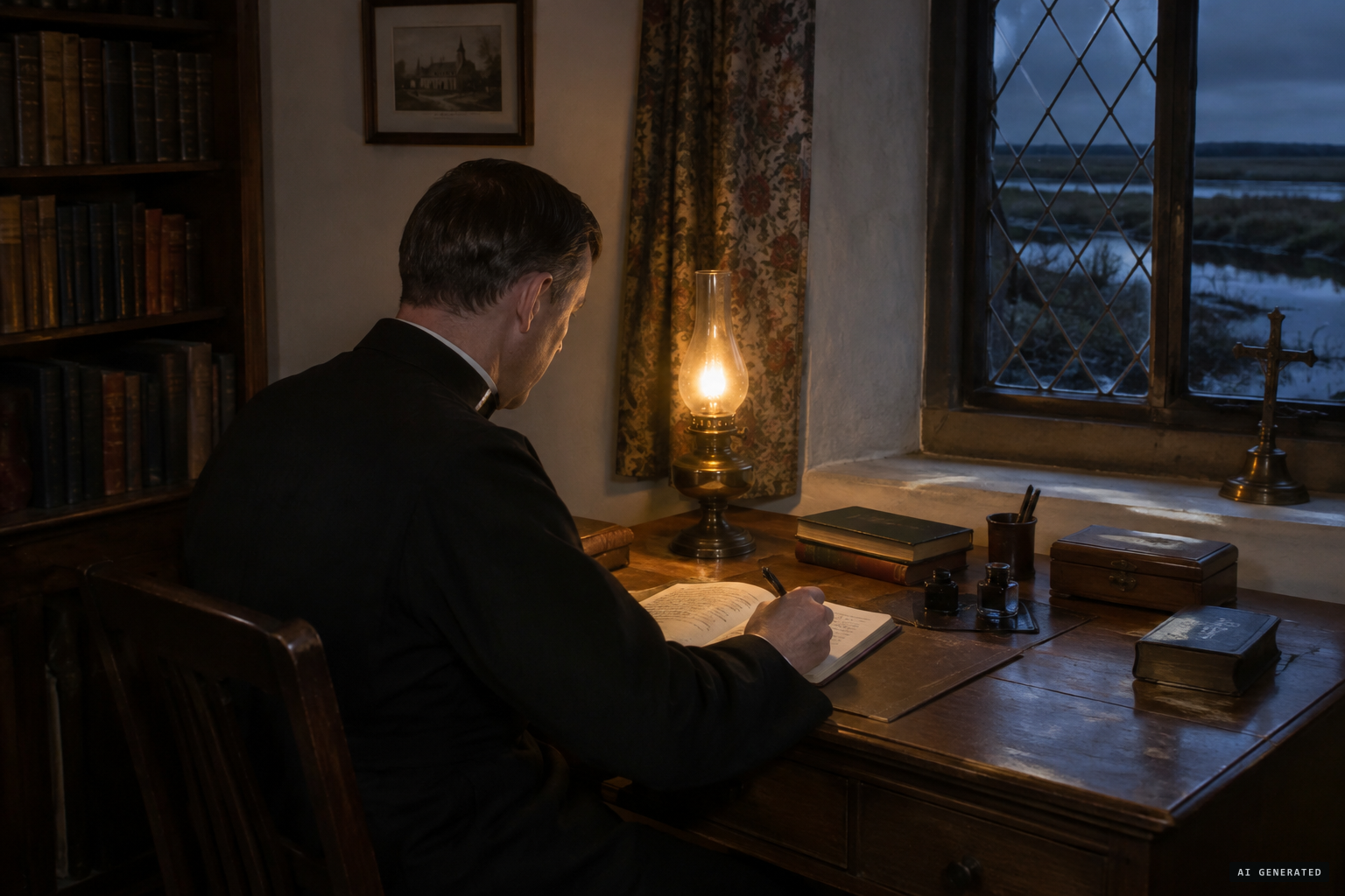 The Rev. Ernest Merryweather keeps his diary