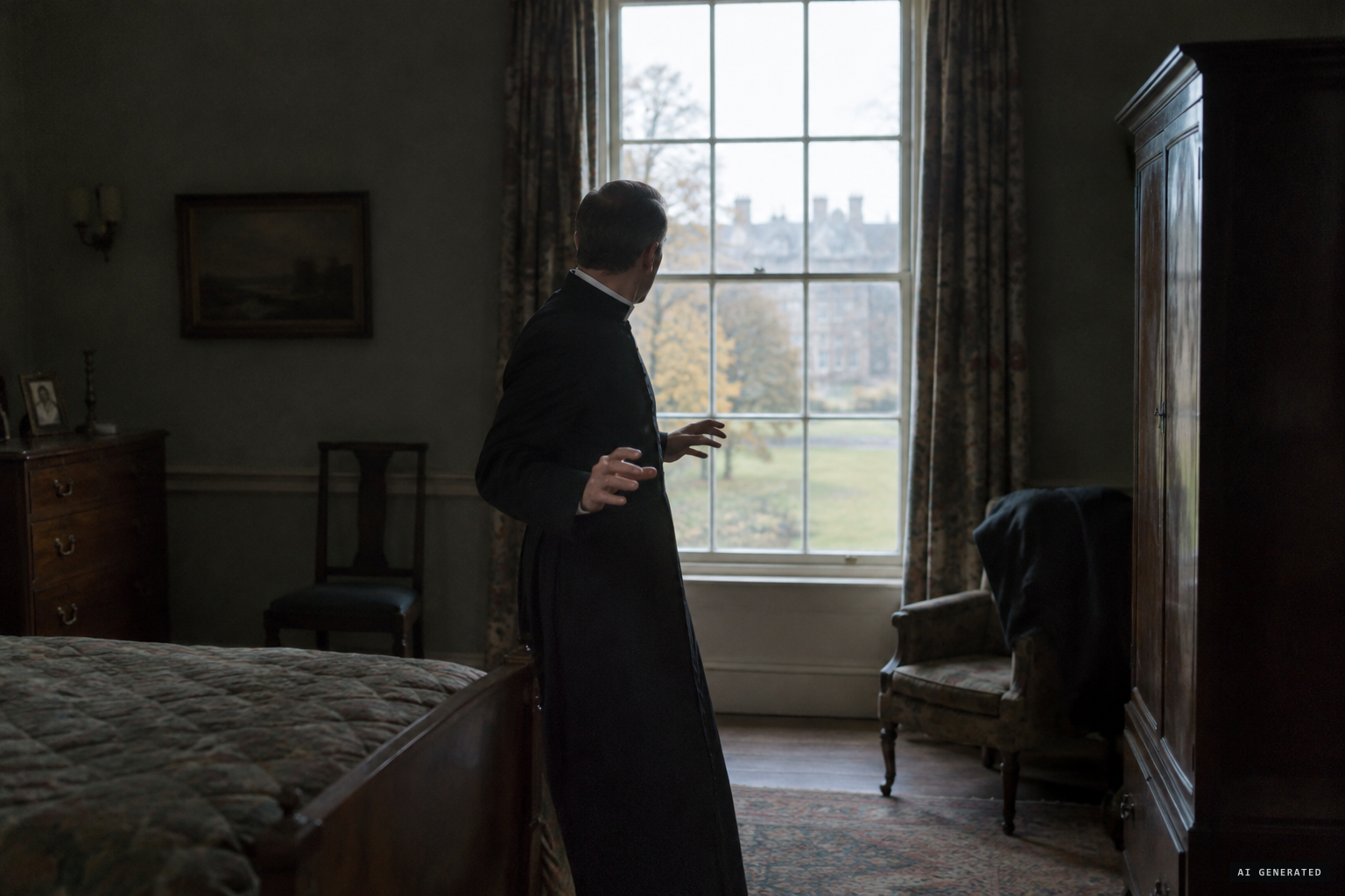 Merryweather feels the embrace of an invisible woman at Langenhoe Hall