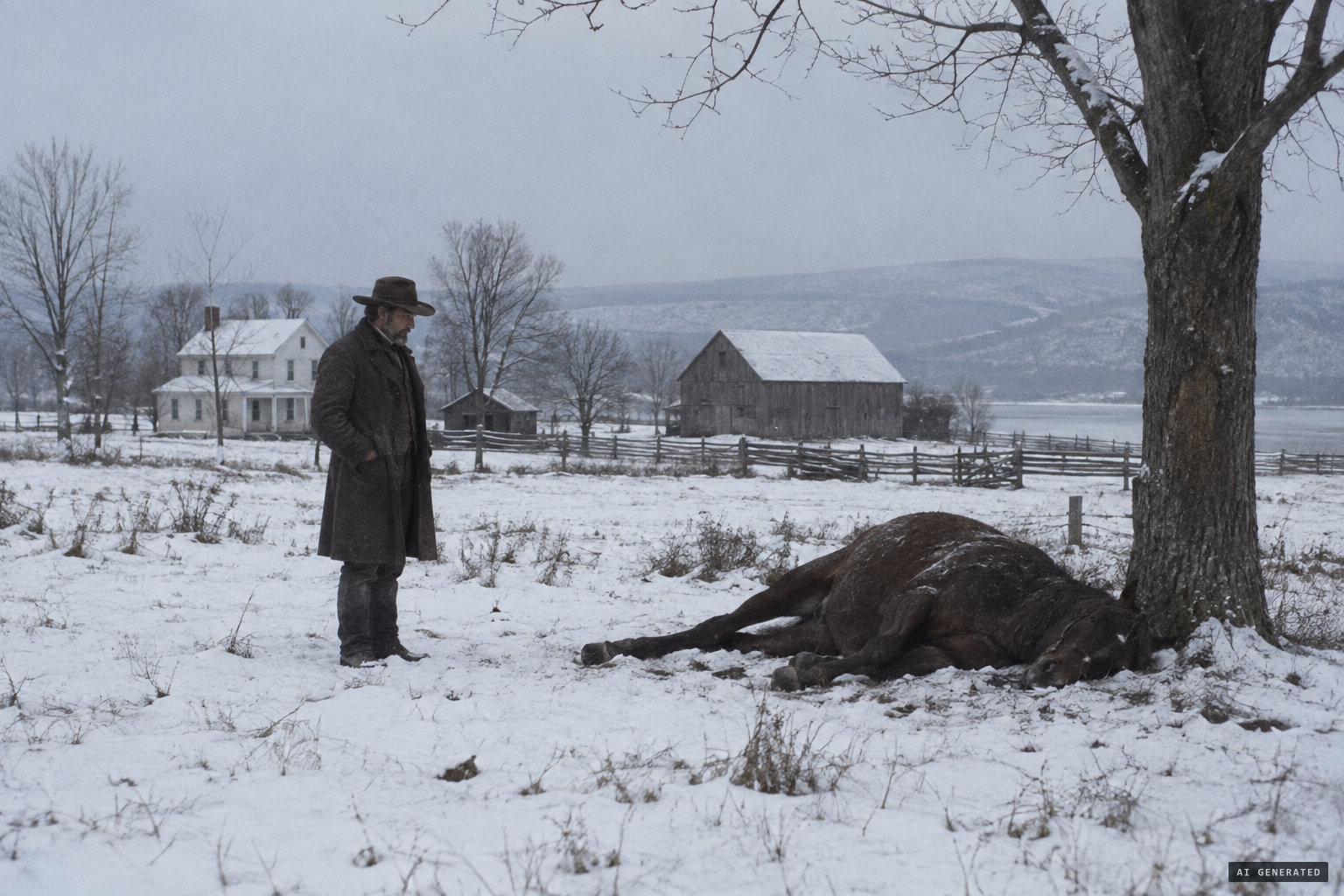 George Storms reports the dead mare near the Bucklin farm