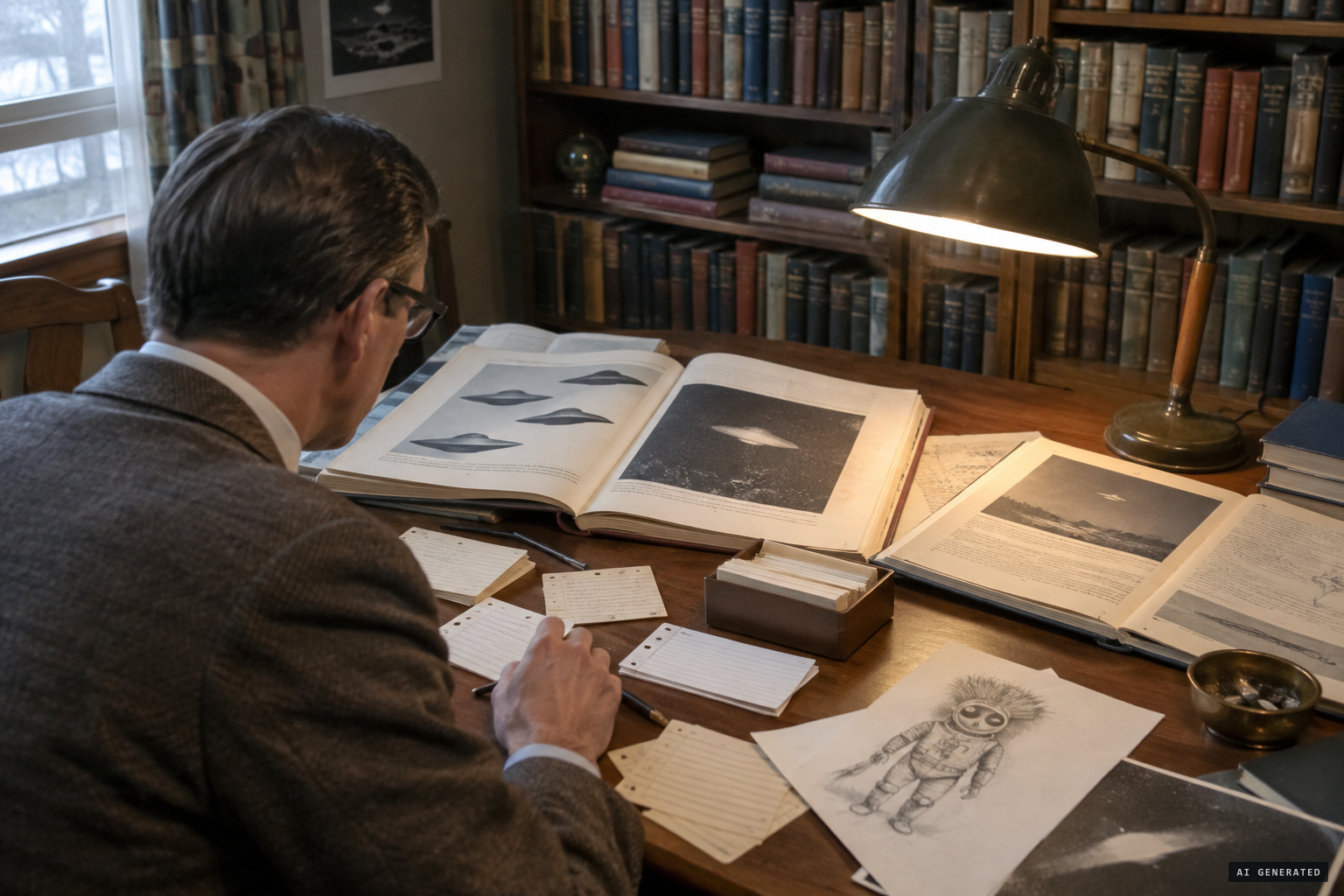 Writers add a tuft of hair, a hairy chest and a shaggy diver.