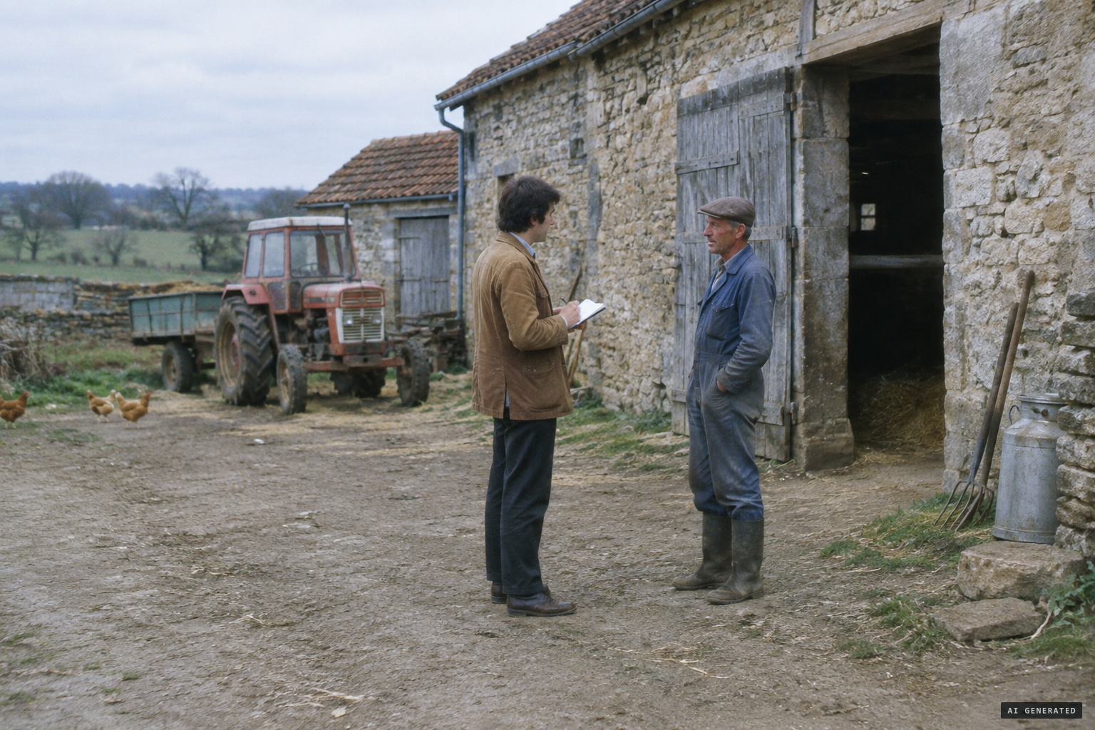 1969: Jean-Claude Baillon finds Barrault on a farm near Chauvigny.