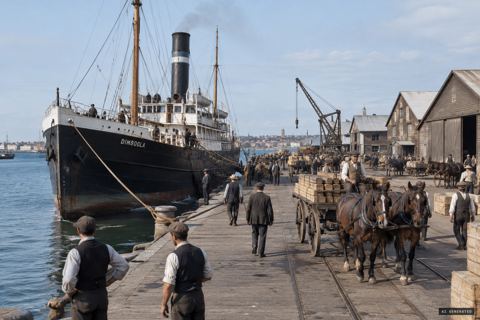 The Dimboola reaches Fremantle about 20 May
