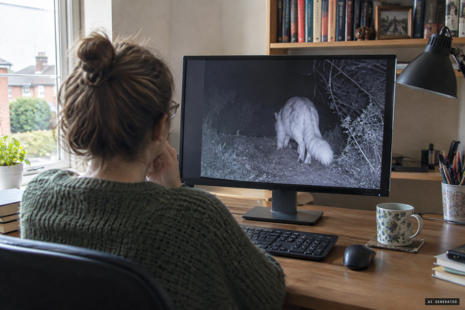 A zoologist sees not a lion but a pale young wild boar