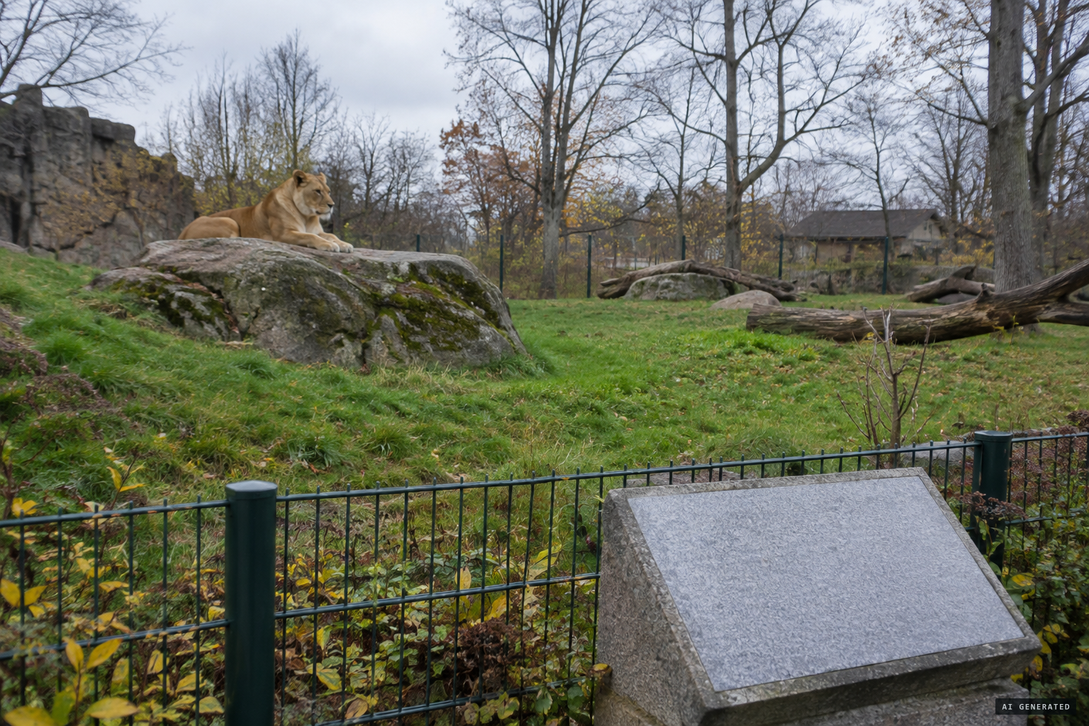 Kleinmachnow sponsors the lions at Eberswalde Zoo