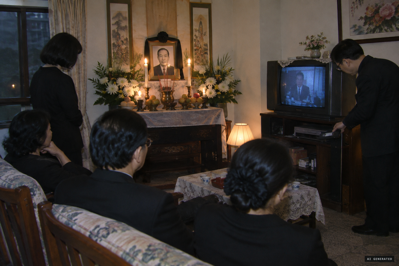 While arranging the funeral, the family finds the hiking footage.