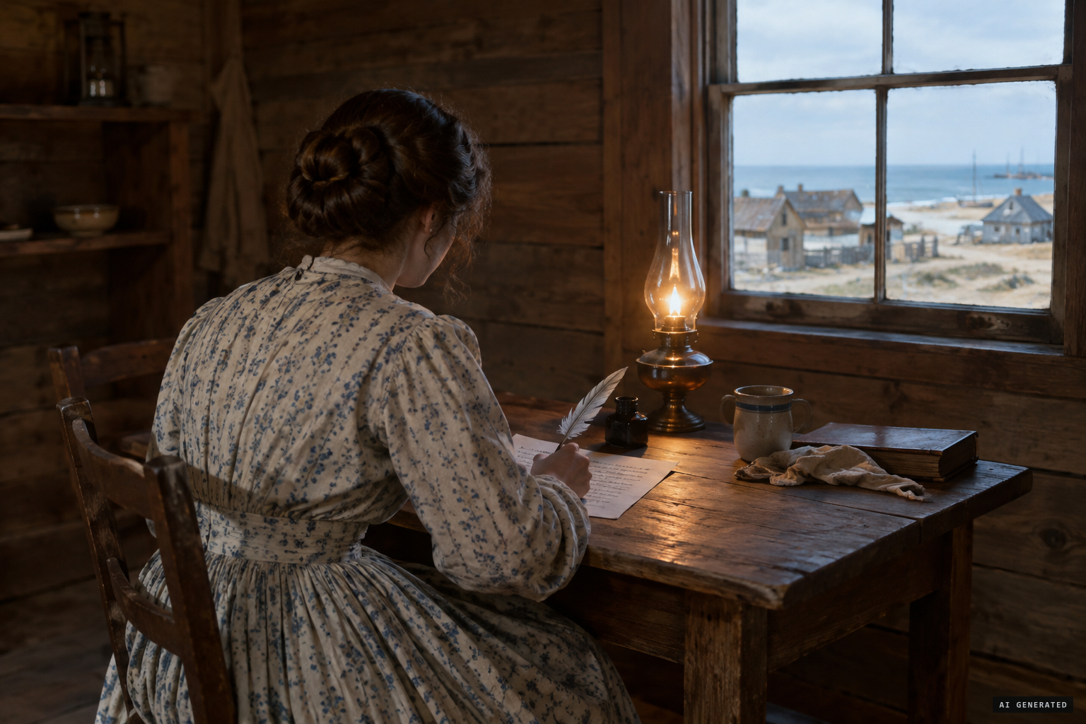 Mollie writes home from Galveston about the Devil's river in Texas