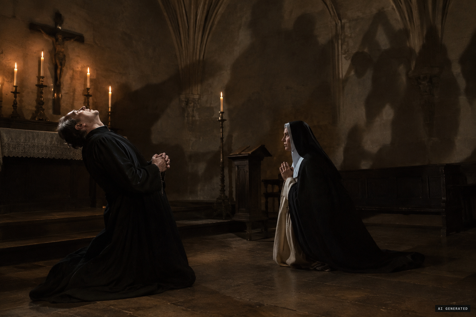 The Jesuit Surin prays that Jeanne's demons pass into him