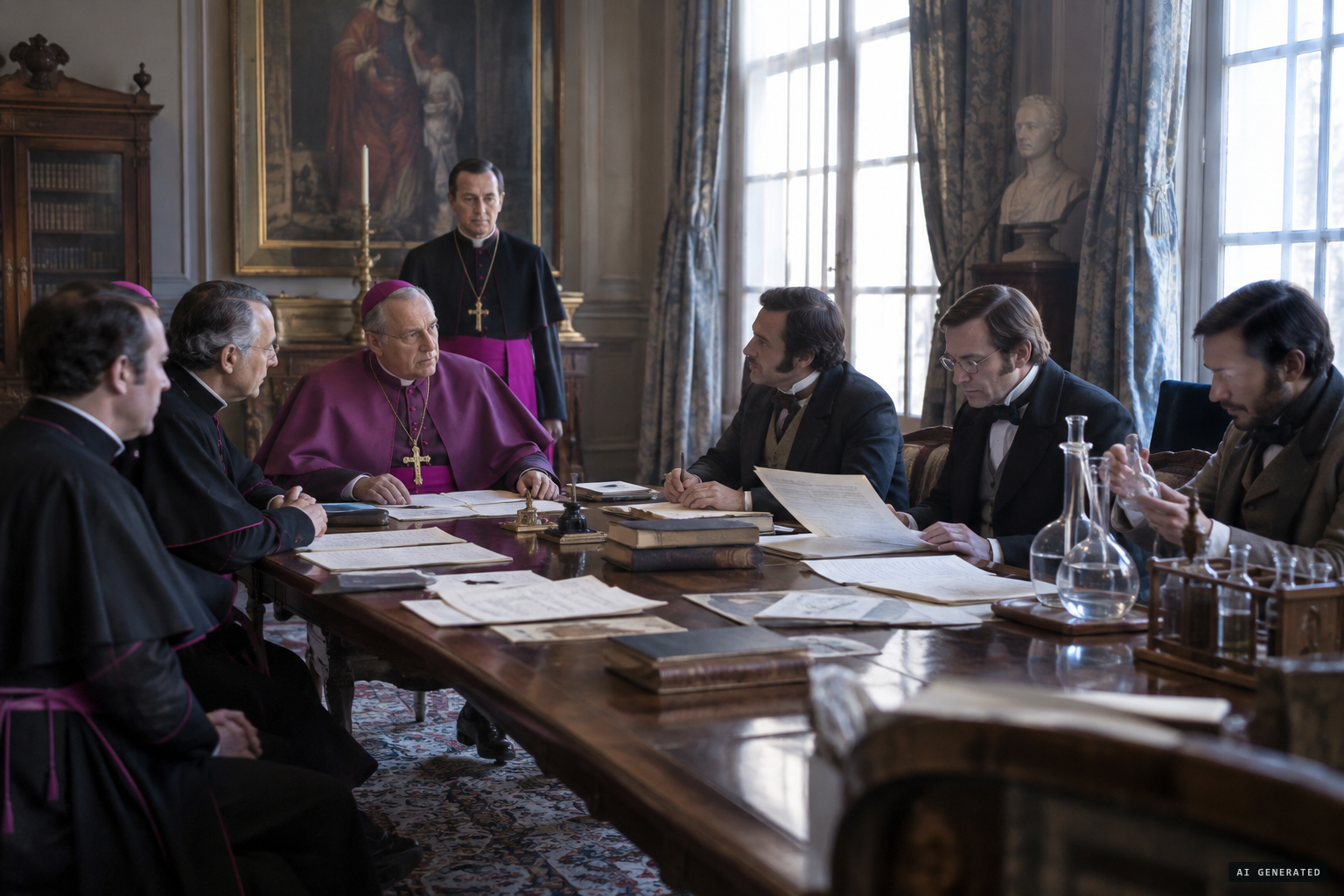 The Bishop of Tarbes's commission weighs the testimony, the spring and the cures