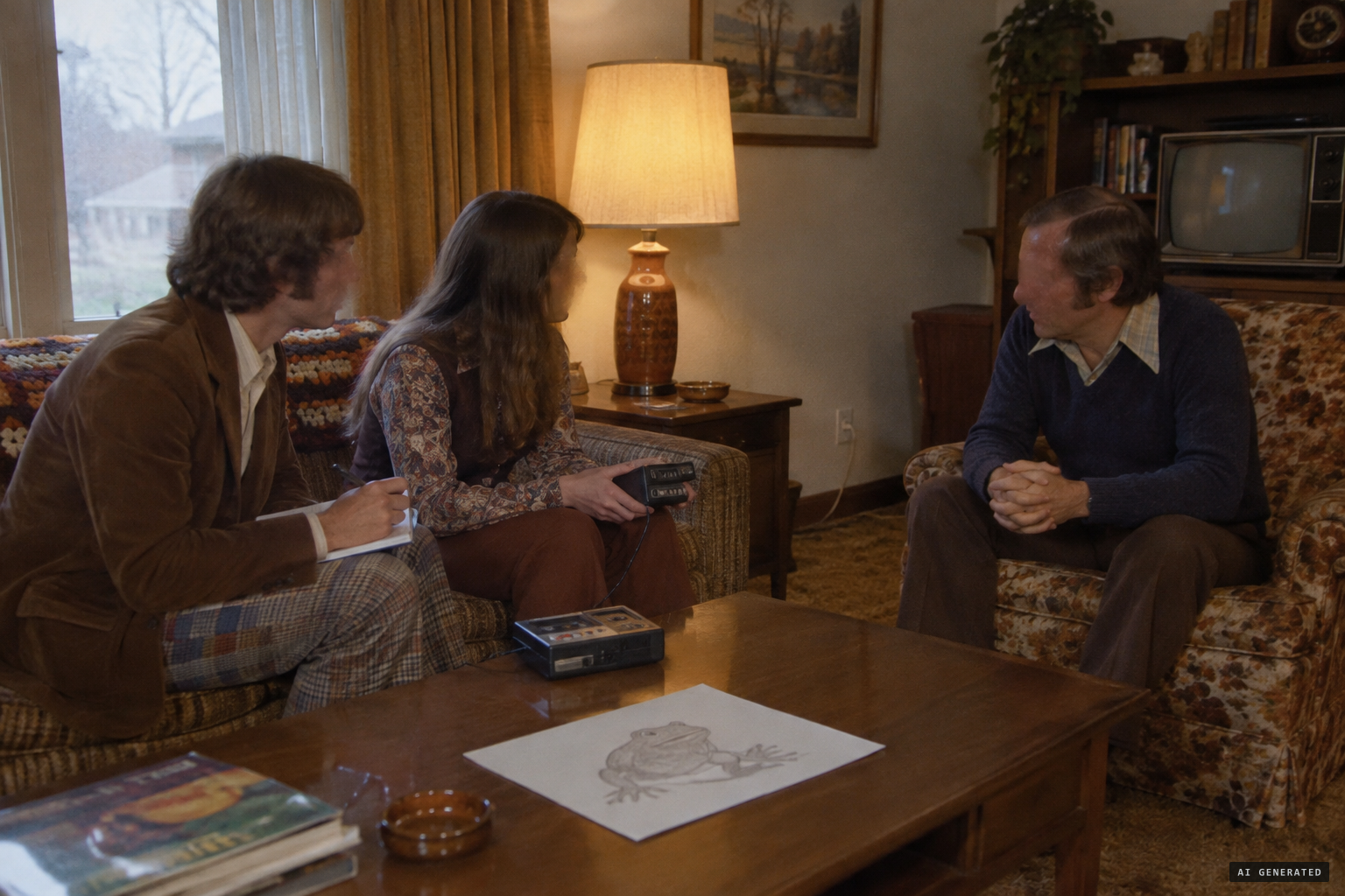 Schaffner and Mackey interview the officers about the sketch